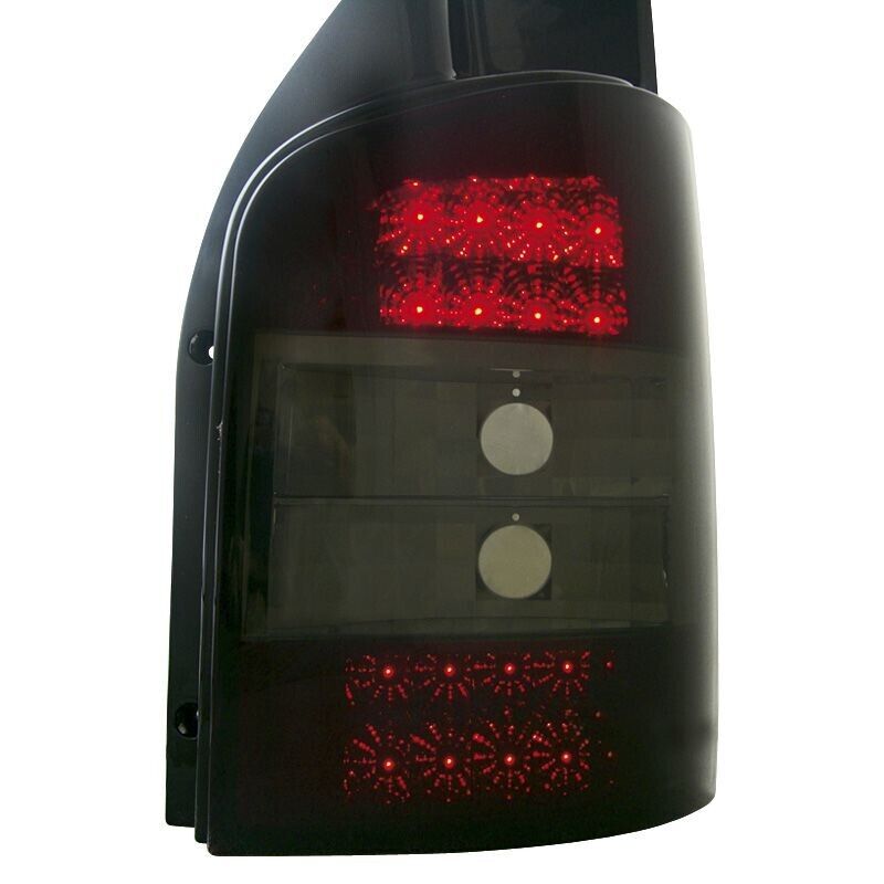 AS Pair DYNAMIC LED DRL Lightbar Rear Lights VW Transporter Hatch T5 03-15 Smoke