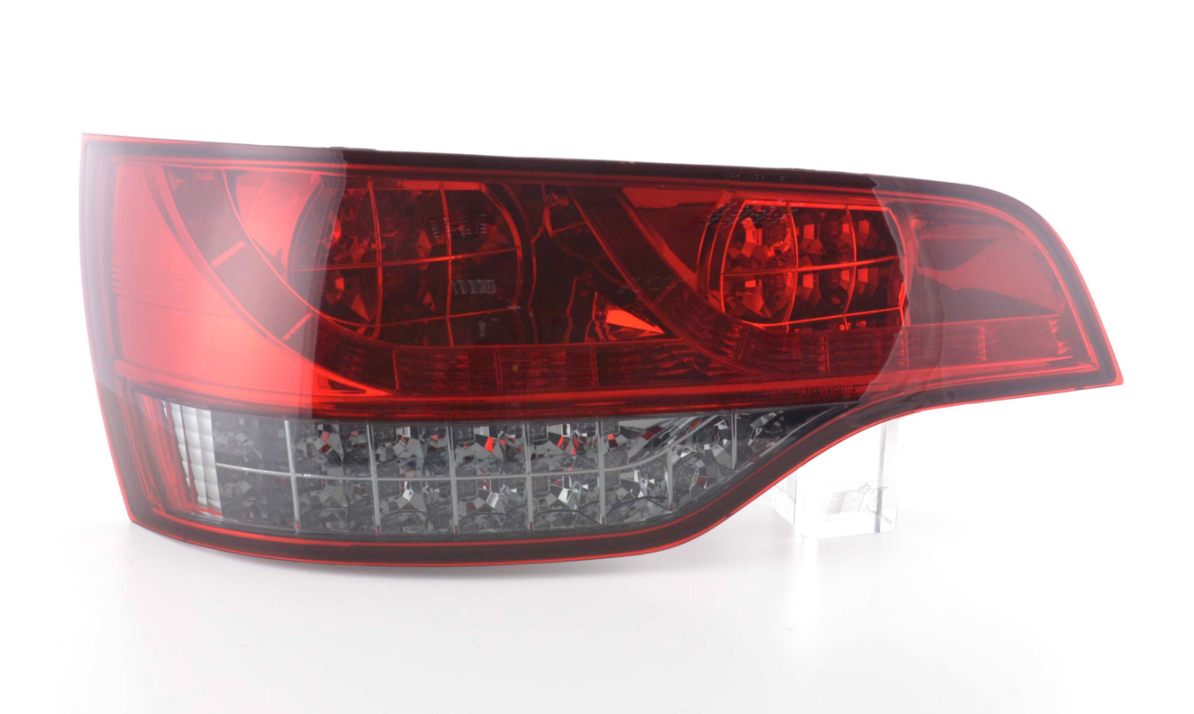 Set FK Audi Q7 4L 06+ Red smoke LED Lightbar DRL REAR TAIL BACK LIGHTS LHD