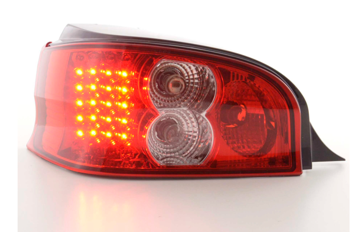 FK Pair LED DRL REAR LIGHTS Citroen Saxo S / S HFX / S KFW 96-02 clear & red LHD