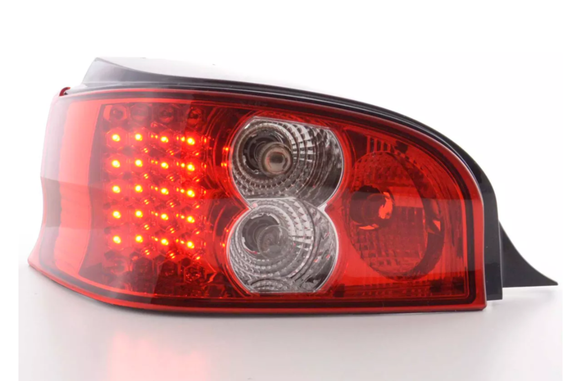 FK Pair LED DRL REAR LIGHTS Citroen Saxo S / S HFX / S KFW 96-02 clear & red LHD