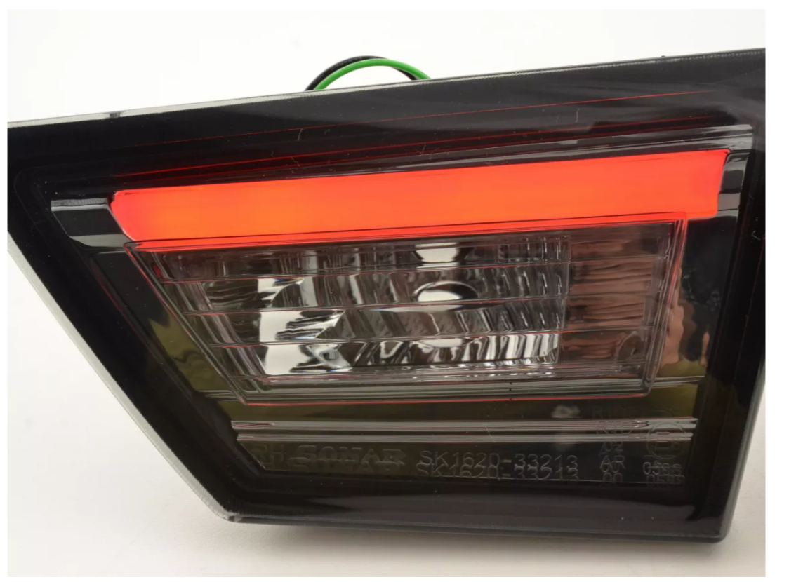 FK Paar LED-Lichtleiste DRL Rückleuchten Renault Clio 4 MK4 X98 12-16 schwarz LHD