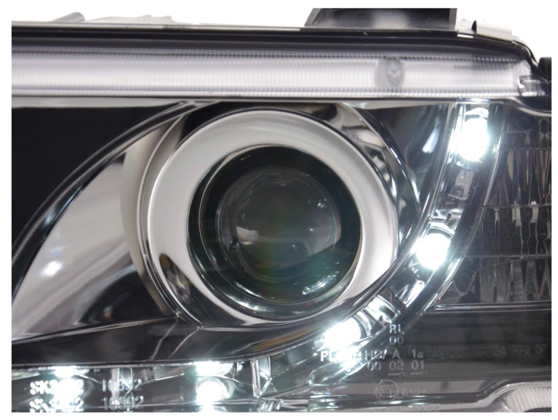 FK LED-Scheinwerfer Angel Eyes Halo BMW 3er E36 Coupé / Cabrio 92-98 RHD M3 