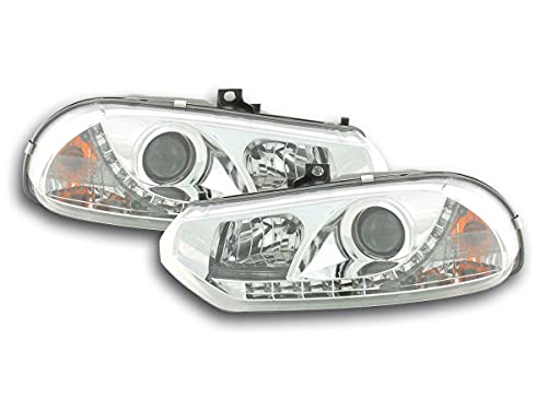 Pair of Daylight LED Headlights A.R. 156 98-02 Chrome-33286905