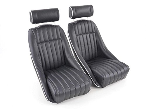 FK oldtimer car seats set Montgomery full bucket seats classic car sets retro-look FKRSE011071