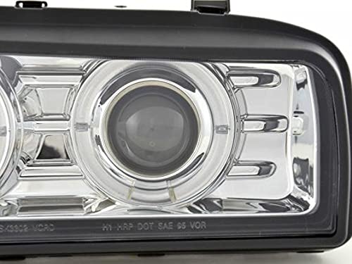 Pair of Headlights Design V Corrado Type 53i 87-95 Chrome-33609085