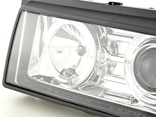 Pair of Headlights Design V Corrado Type 53i 87-95 Chrome-33609085