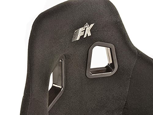 Dusseldorf 32655900 Pair of Non-Tilting Bucket Seats Black Fabric