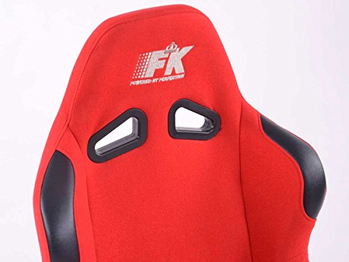 FK-Automotive Sport Seat Set Basic (xRight 1xleft +1) red