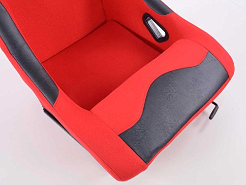 FK-Automotive Sport Seat Set Basic (xRight 1xleft +1) red