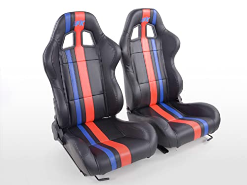 FK Sportsitze Auto Halbschalensitze Set Portland Rennsitze Motorsport-Look FKRSE011057