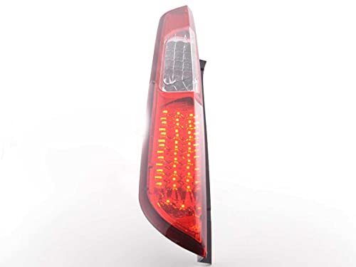 F. Focus 2 5 Door Rear Lights 2008 to 2010 Red Chrome LED-33792914