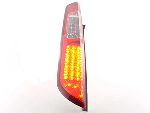 F. Focus 2 5 Door Rear Lights 2008 to 2010 Red Chrome LED-33792914