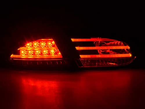 Pair of Rear Lights S. Leon 1P from 2009 to 2012 Black LED-33812277