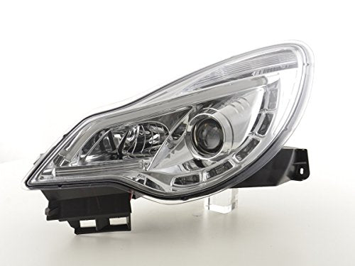 FK Pair LED DRL Lightbar Headlights Chrome Opel Vauxhall Corsa D 2011+ H1 RHD