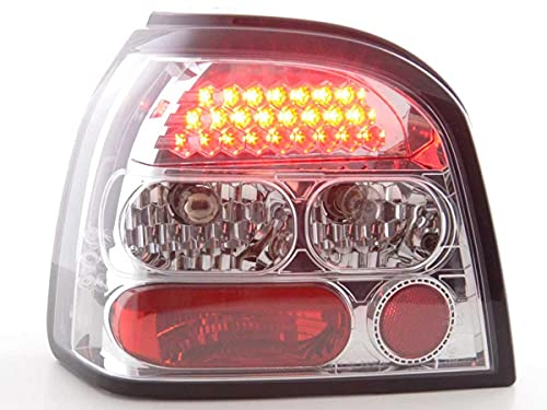 Paar Rückleuchten V Golf 3 1991–1997, Chrom, LED-33424168