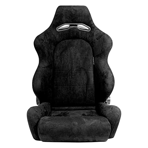 Sport seat 'C' - Black - Dual-side reclinable back-rest - incl. slides