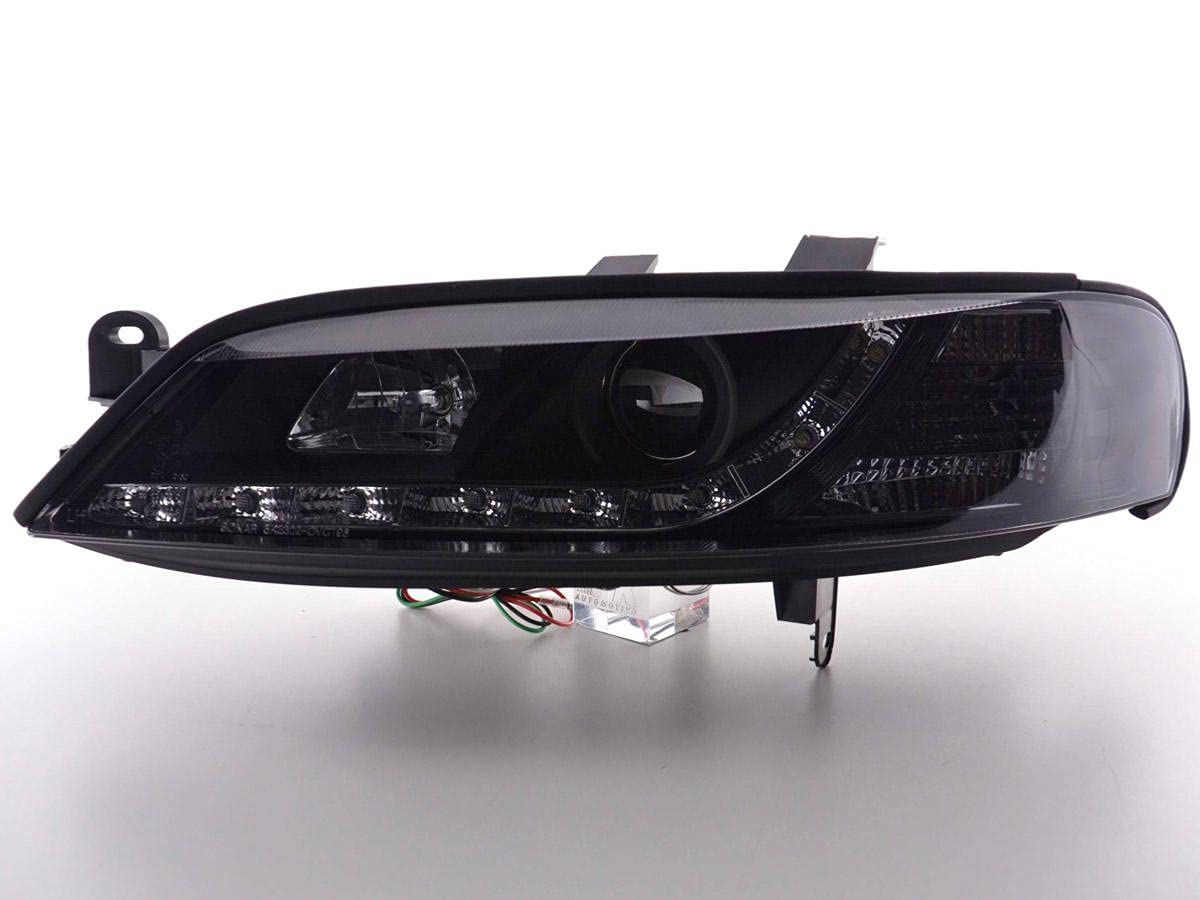 Pair of Daylight LED DRL O. Vectra B 95 to 99 Black-33504877