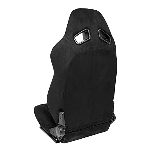 AUTO-STYLE Sport seat 'LH' - Black - Dual-side reclinable back-rest - incl. slides