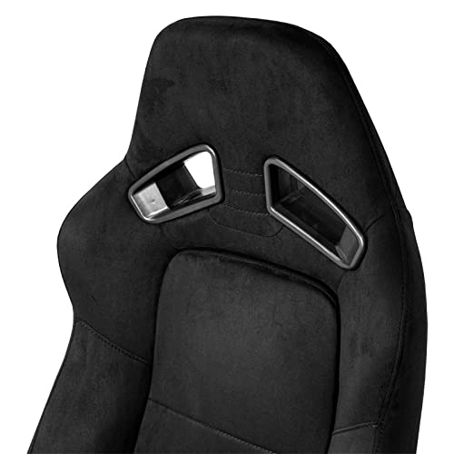 AUTO-STYLE Sport seat 'LH' - Black - Dual-side reclinable back-rest - incl. slides