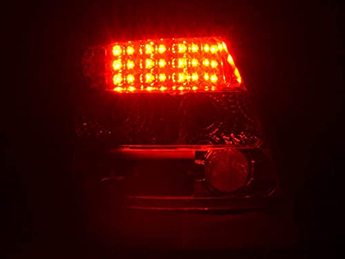 Paar Rückleuchten A. A4 B5 Limousine 95-00 TDI LED Rot Chrom-33293261