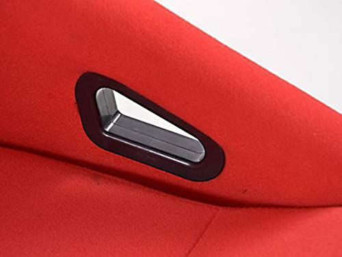 San Francisco 32663805 Pair of Bucket Seat Red Fabric Non-Tilting