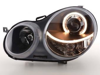 FK-Automotive LHD Only Angel Eye headlight suitable for VW Polo (Typ 9N) Yr. 01-05 black