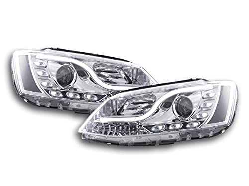 Pair of Daylight LED DRL V Jetta 6 11-17 Chrome 33550302