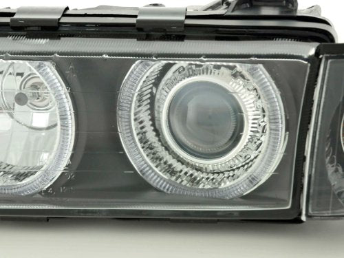 FK Automotive FKFS017-1 Angel Eye Headlight Black