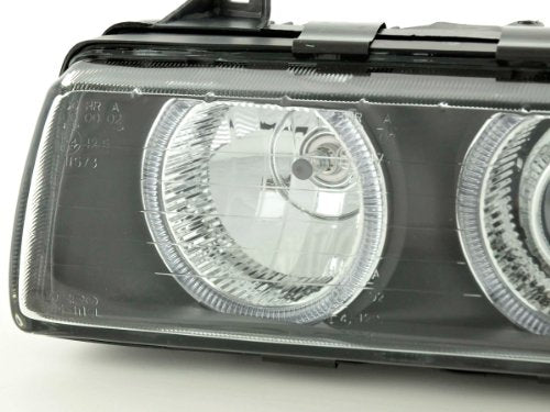 FK Automotive FKFS017-1 Angel Eye Headlight Black