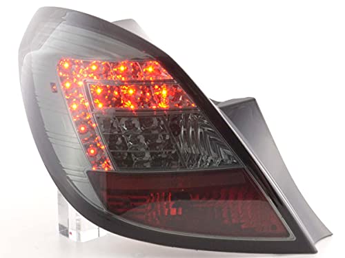 Pair of Rear Lights O. Corsa D 5 Door 2006 to 2010 Fume LED-33804524