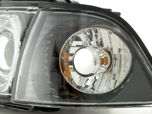 FK Automotive FKFS017-1 Angel Eye Headlight Black