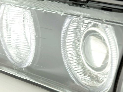 FK Automotive FKFS017-1 Angel Eye Headlight Black