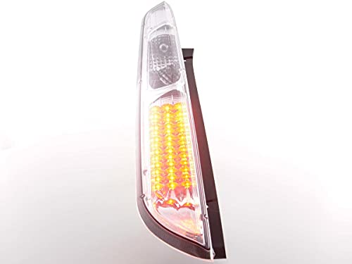 F. Focus 2 5 Door 04-07 Chrome LED Tail Lights Pair 33405595