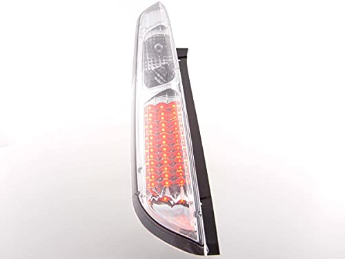 F. Focus 2 5 Door 04-07 Chrome LED Tail Lights Pair 33405595