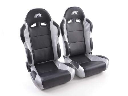 FKRSE941/942 Racing Edition Bucket Seat Imitation Leather Black / Grey