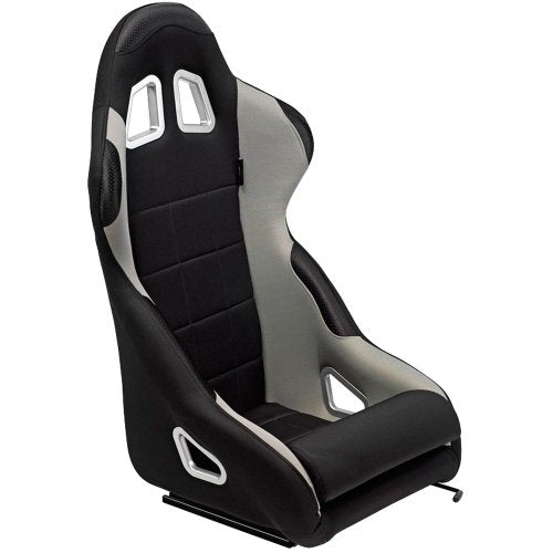 Sport seat 'K5' - Black/Grey - Non-reclinable back-rest - incl. slides