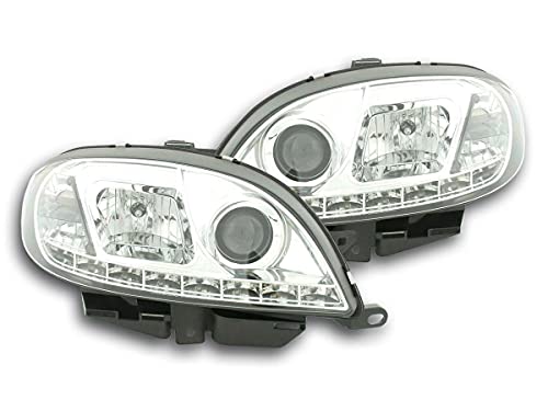 Pair of Daylight LED C. Saxo 00-02 Chrome-33306359