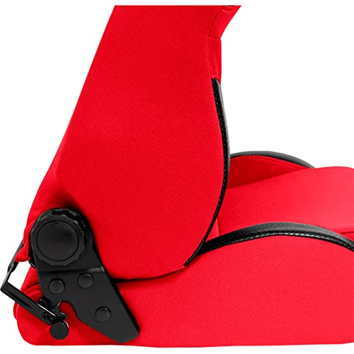 Sport seat 'T Eco' - Red - Dual-side reclinable back-rest - incl. slides