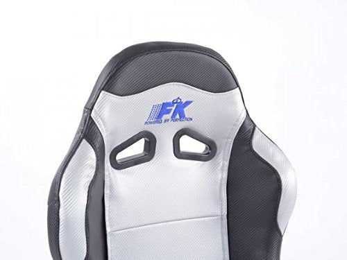 FK Sportsitze Auto-Halbschalensitze Set Spacelook Carbon-Rennsitze im Motorsport-Look FKRSE823/824