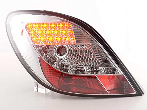 Pair of Rear Lights P. 207 from 2006 to 2009 Chrome LED-33809546