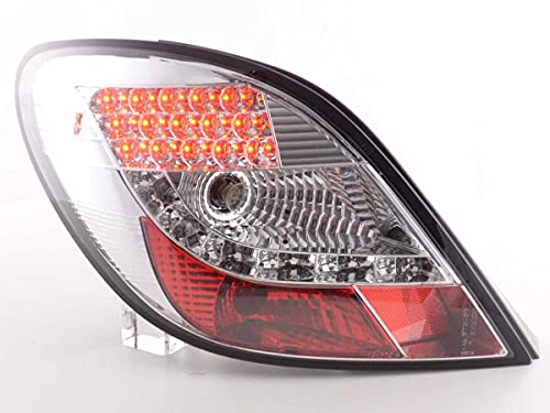 Pair of Rear Lights P. 207 from 2006 to 2009 Chrome LED-33809546