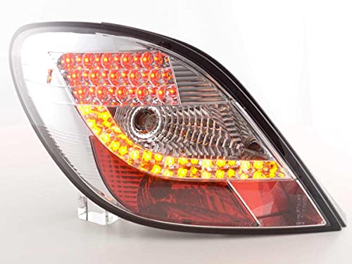 Pair of Rear Lights P. 207 from 2006 to 2009 Chrome LED-33809546