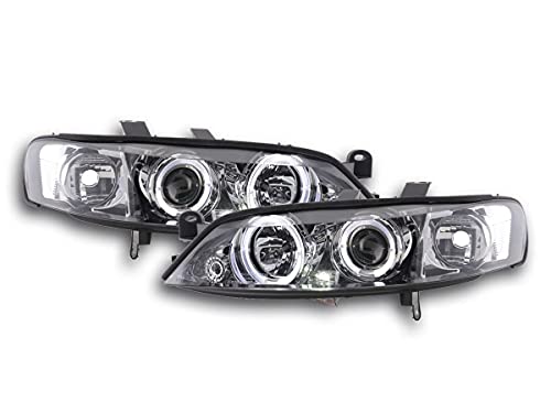 Pair of Angel Eyes O. Vectra B 99-02 Chrome 33412705