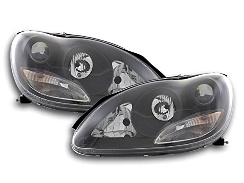 Pair of Headlights M. S-Class W220 98-01 Black-33486475