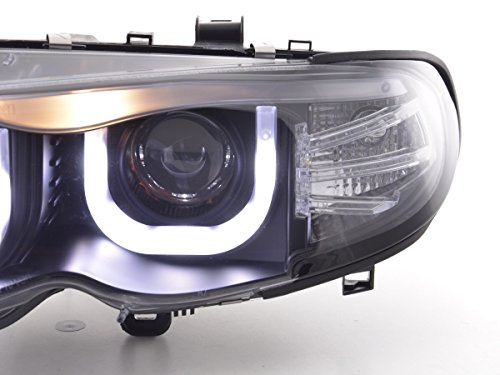 FK Automotive FKFSBM13511 Angel Eye Headlight, Chrome, Small