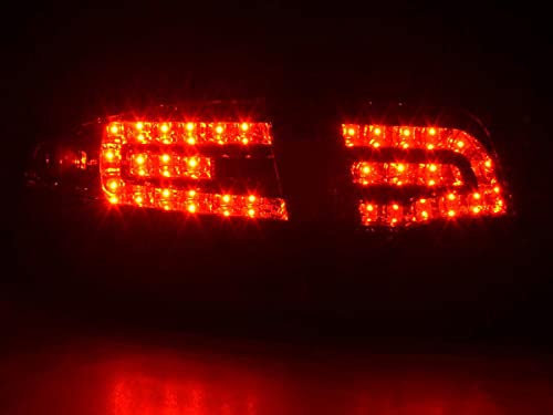 Pair of Rear Lights A. A4 8E Saloon 2004 to 2007 Fume LED-33711420