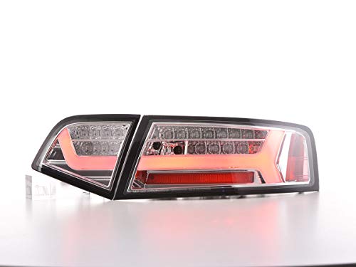 LED Taillights Lightbar for Audi A6 4 °F Saloon 08- '11 Model Chrome