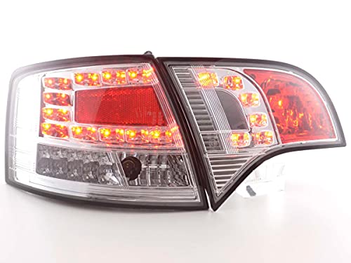 Paar Rückleuchten A. A4 8E Kombi 2004 bis 2008 Chrom LED-33709792