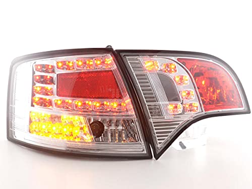 Paar Rückleuchten A. A4 8E Kombi 2004 bis 2008 Chrom LED-33709792