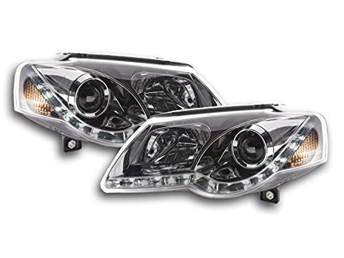 Pair of Daylight LED DRL V Passat 3C 05-10 Chrome 33546674